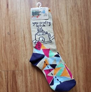 BlueQ socks, never worn, size 5-10